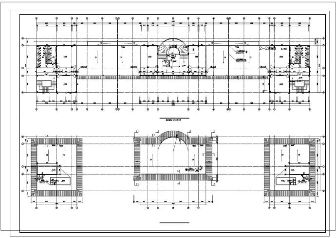 某地教学楼建筑设计方案cad图_图1