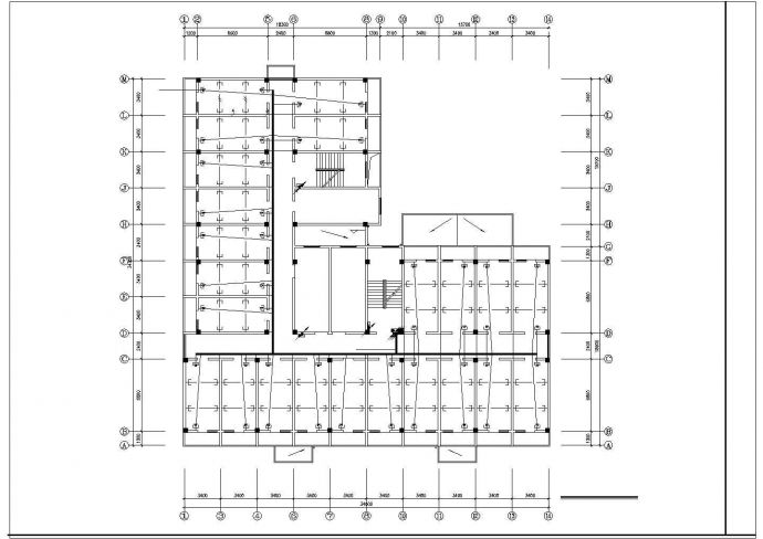 某七层学生宿舍电气施工CAD图纸_图1