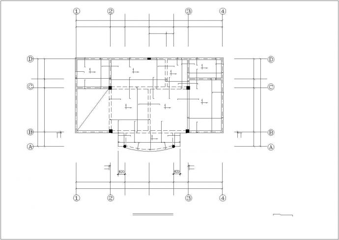 五层别墅结构施工cad图，共二十二张_图1