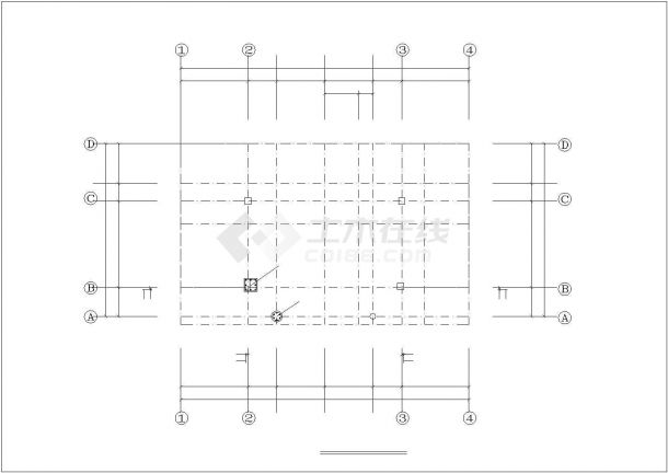 五层别墅结构施工cad图，共二十二张-图二