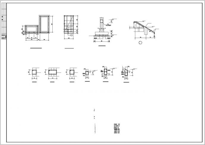 苏式江南二层别墅结构设计施工图_图1