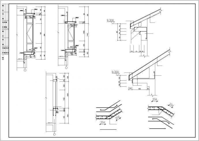 别墅结构设计CAD布置图_图1