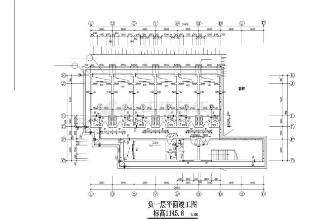 某地区某学生公寓施工全套图纸-图一