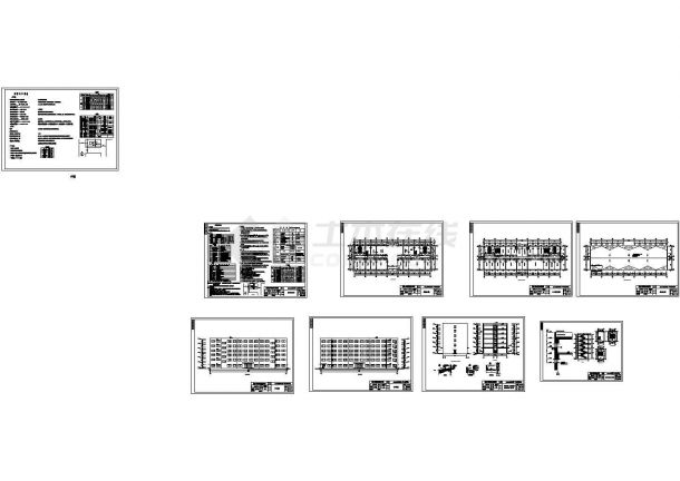 土木工程毕业设计_[学士]某6层框架综合楼毕业设计(含计算书、建筑结构设计图)-图一