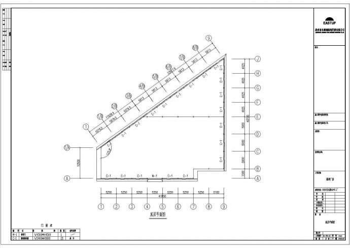 钢结构设计_某地区二厂方案CAD图_图1
