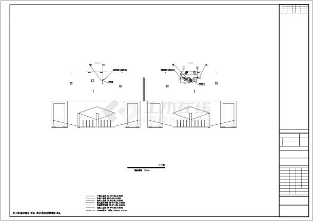 锦州市某小区高层框架结构住宅楼全套电气设计CAD图纸-图一