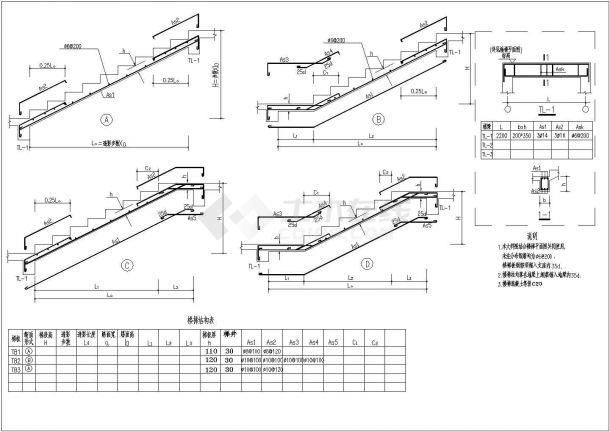 钢结构设计_私人住宅建筑结构全套CAD图-图二