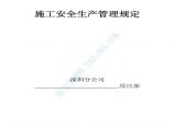深圳某公司项目施工安全生产管理规定图片1