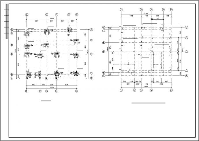 某三层别墅结构施工CAD图纸_图1