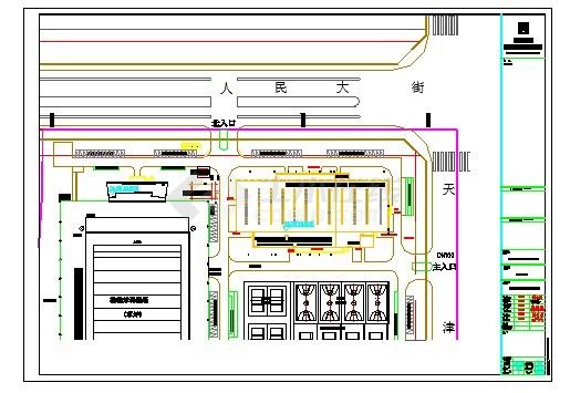 某体育学院综合训练馆全专业施工图-图一