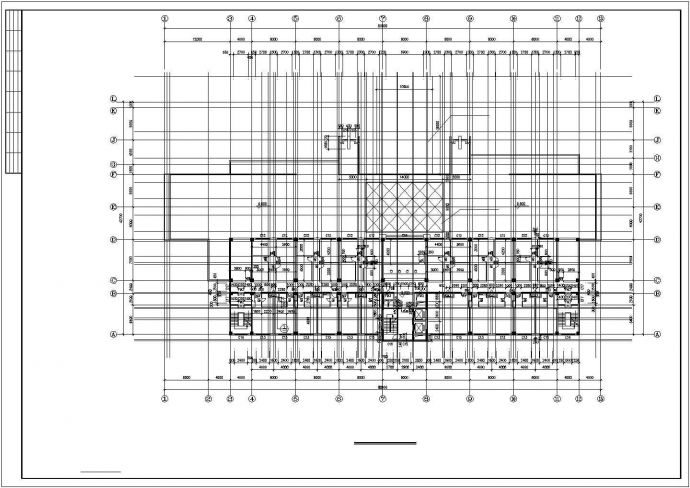 苏州某商业街1.4万平米9层框架结构商务大酒店全套建筑设计CAD图纸_图1