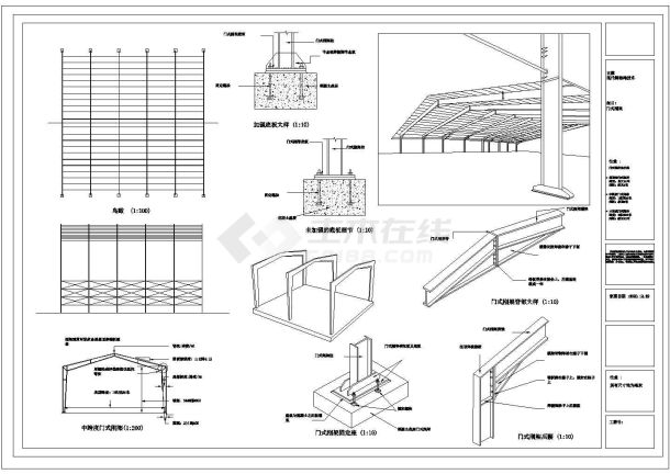 钢结构说明书 厂房的一些跨度-图一