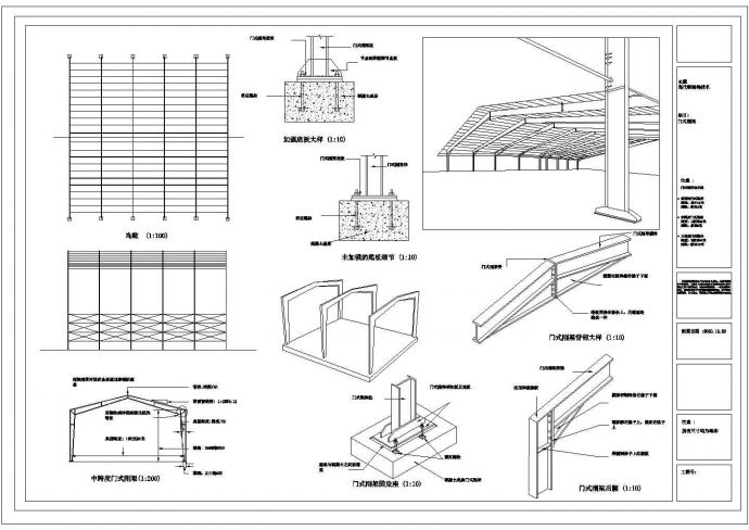 钢结构说明书 厂房的一些跨度_图1