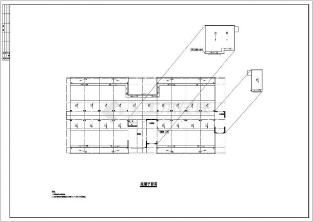 7900平方米11层剪力墙结构单身公寓施工cad图(含计算书，毕业设计)-图二