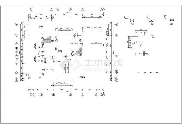 天津市某砖砌体混合别墅结构设计施工图-图二