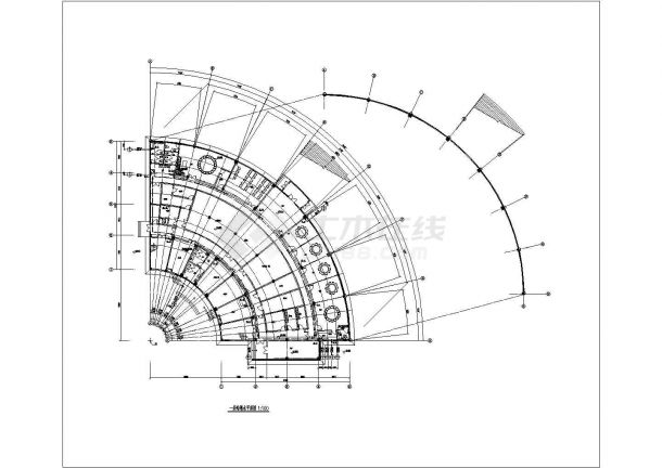 开封市某公司3600平米三层框架办公楼给排水设计CAD图纸-图二