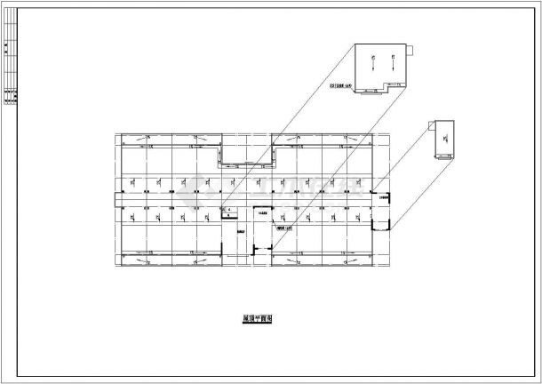 占地720平米11层剪力墙结构宿舍楼全套建筑设计CAD图纸-图一