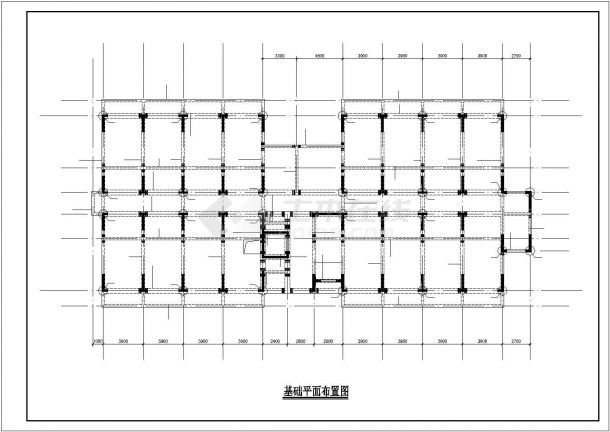 常州市某高校8000平米11层剪力墙结构宿舍楼结构设计CAD图纸-图一