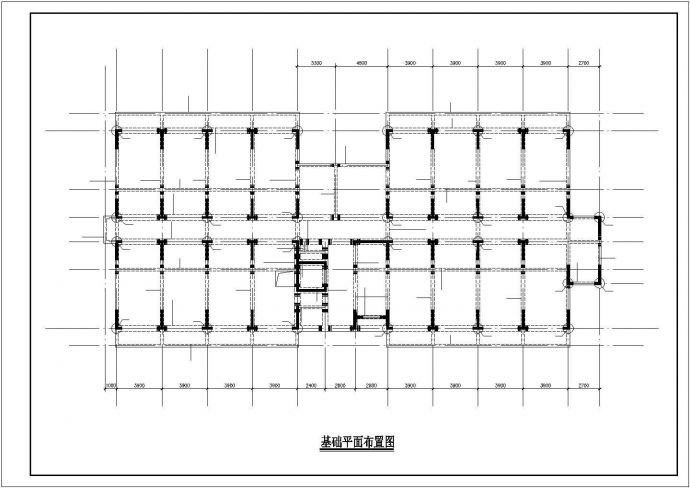 常州市某高校8000平米11层剪力墙结构宿舍楼结构设计CAD图纸_图1