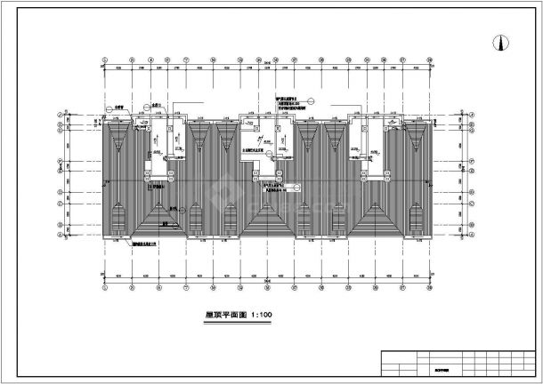某小区大型13层框架结构住宅楼全套建筑设计CAD图纸-图一