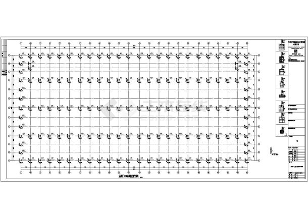 钢结构设计_某公司钢结构工程厂房CAD图-图二