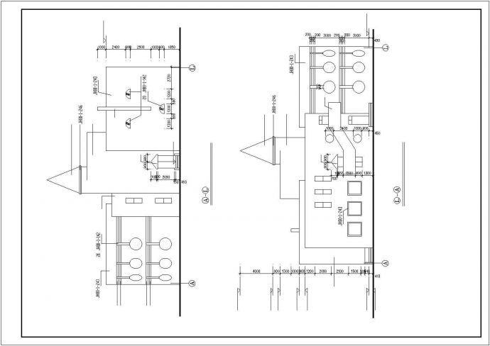 长沙市芙蓉花园小区1850平米2层框架幼儿园平立剖面设计CAD图纸_图1