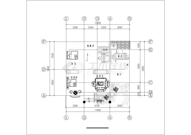 高层经典别墅规划设计CAD详细参考图-图二