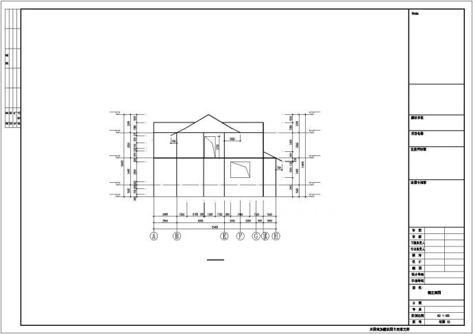 [苏州]两层钢框架结构别墅结构施工图，含钢结构设计总说明_图1