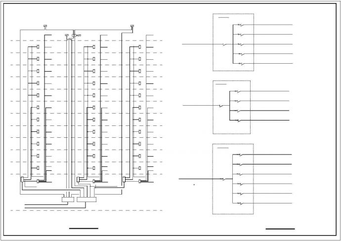 高层住宅电气设计系统cad图_图1