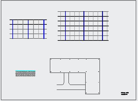 某小区自行车棚CAD设计完整全套施工图_图1