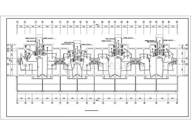 某城市的高级小区电气设计CAD图-图二