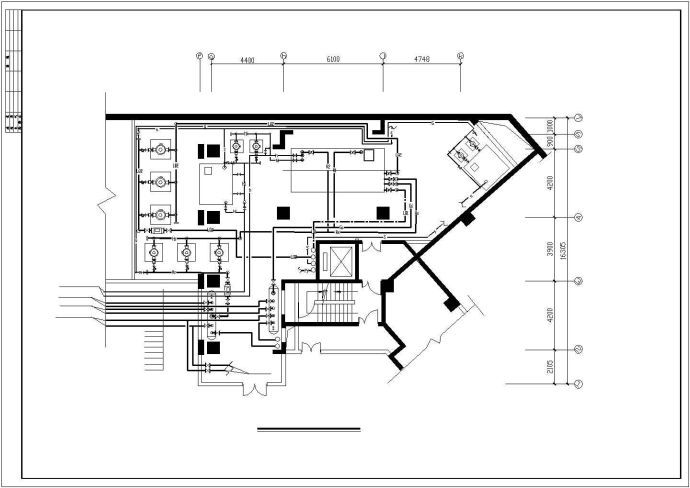 【最新】美华制冷机房空调系统设计CAD图纸_图1