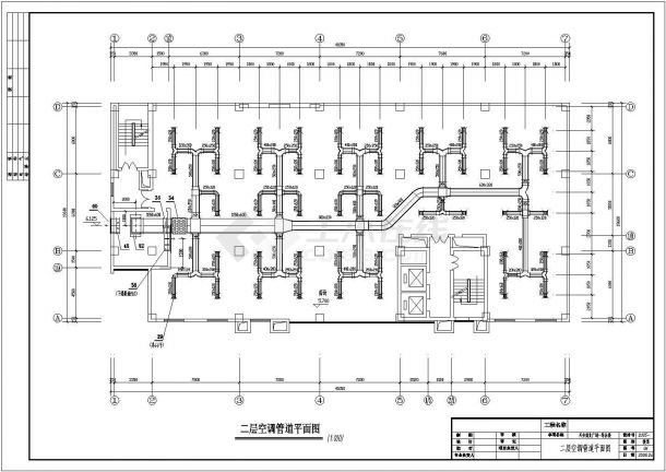 【最新】某商场综合楼通风空调系统设计CAD图纸-图一