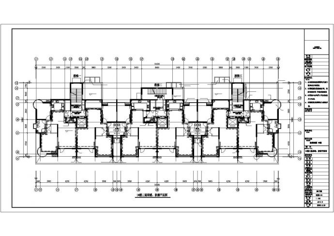 【最新】某商住楼及车库采暖通风系统设计CAD图纸_图1