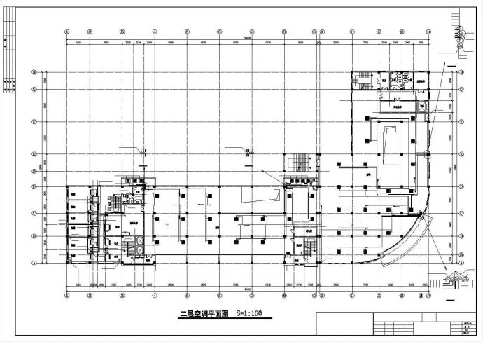 【最新】某综合楼暖通系统设计CAD图纸_图1