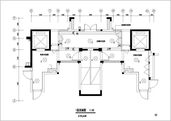 【最新】某私人公馆建筑楼设计CAD图纸_图1
