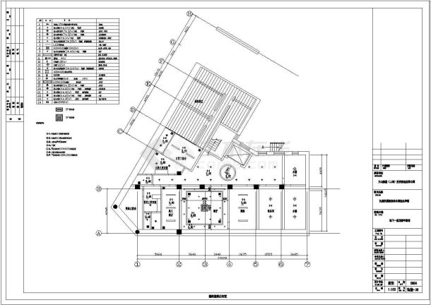 某哈尔滨远东宾馆CAD装饰装修设计施工图纸-图二