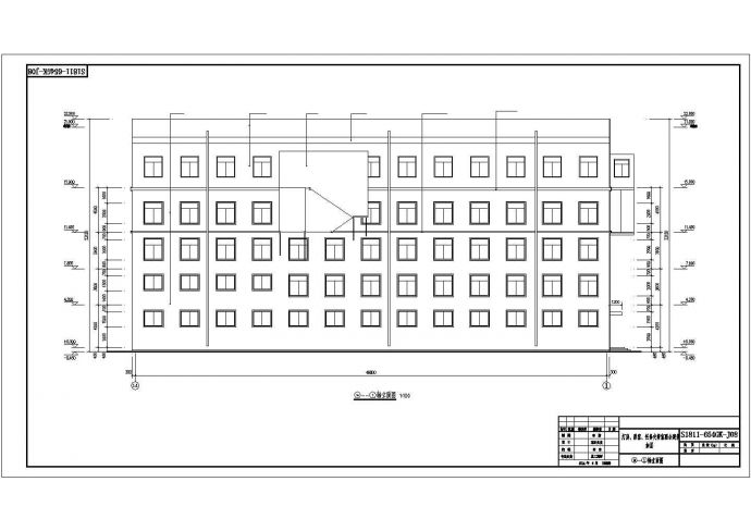 【最新】某四层框架结构综合楼设计CAD图纸_图1