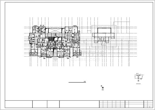 【最新】某27层剪力墙结构高层住宅楼楼建筑设计CAD图纸-图一