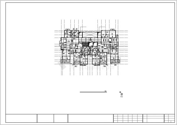 【最新】某27层剪力墙结构高层住宅楼楼建筑设计CAD图纸-图二