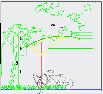某自行车停车架CAD设计完整详图