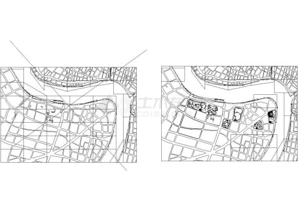 【最新】滨江世茂中心建筑设计CAD图纸-图一