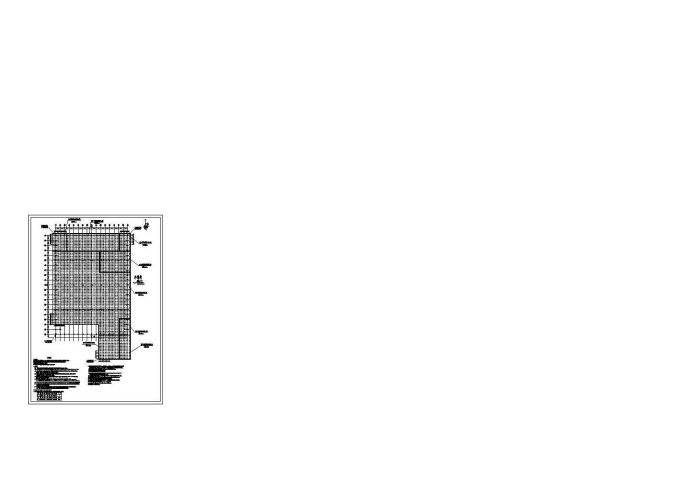 某工程高压旋喷桩地基处理cad施工图（含设计说明）_图1