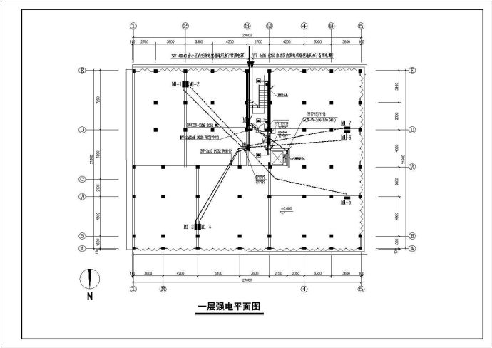 小高层住宅电气设计全套建施cad图，共十五张_图1