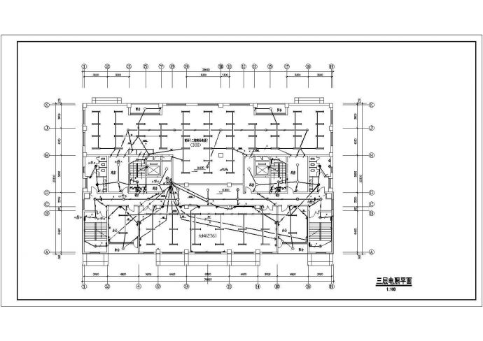 一市区高端住宅房电气CAD详图_图1