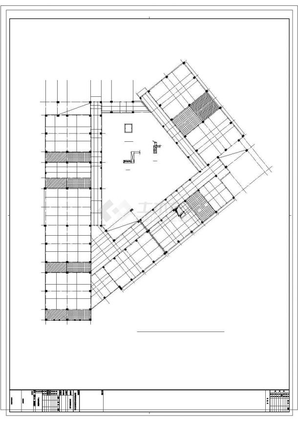 杭州某三层幼儿园建筑与结构设计施工图（含设计说明）-图一