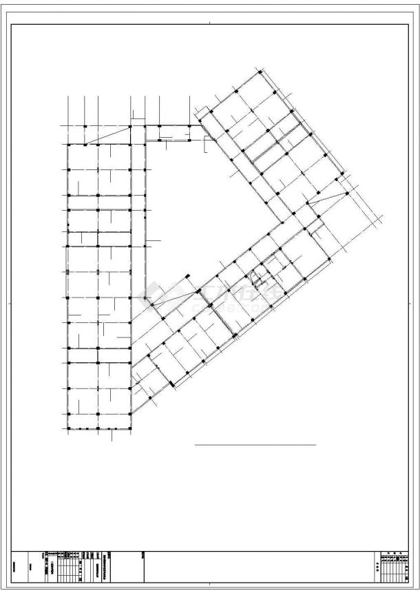杭州某三层幼儿园建筑与结构设计施工图（含设计说明）-图二
