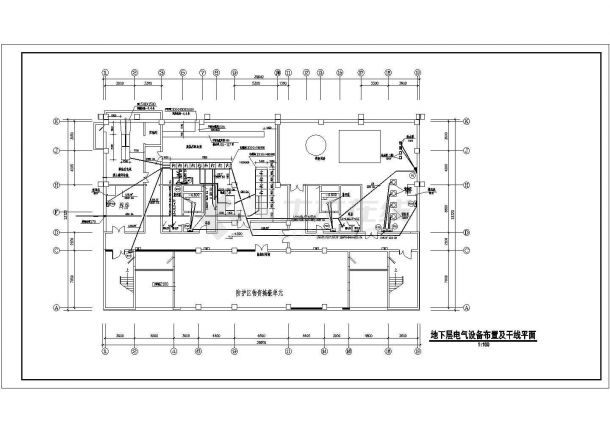 28层高层住宅电气全套施工CAD图纸-图一