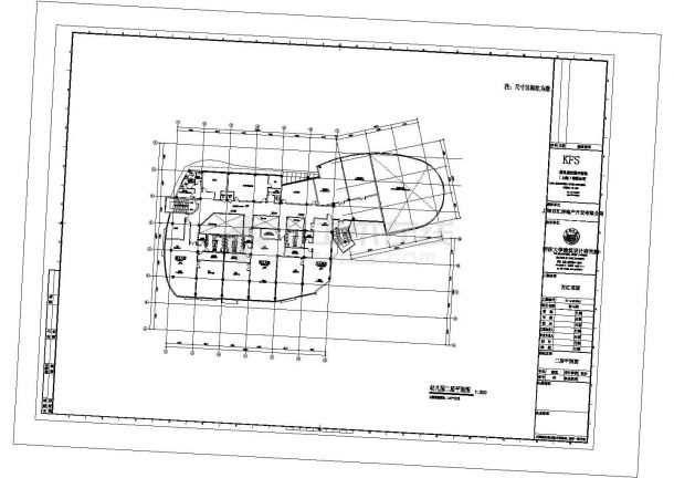 3500平米3层幼儿园建筑设计CAD施工图-图二