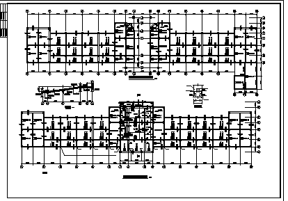 五层框架综合教学楼工程量计算及施工组织（含建筑结构图、平面图、进度图、网络图）-图二